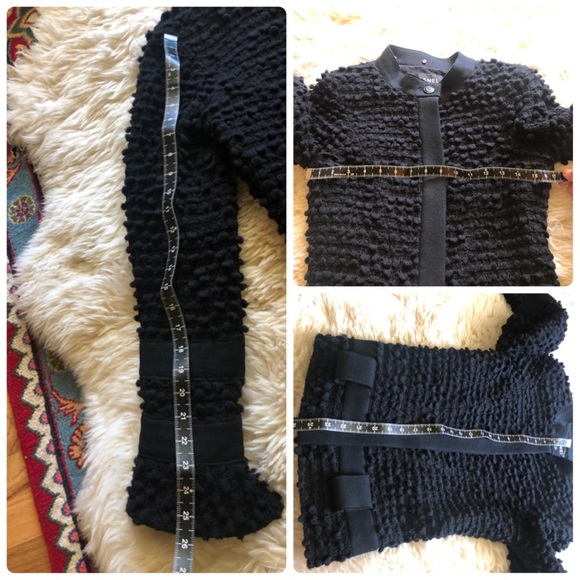 Chanel 2009 Runway Wool Jacket Black 40 S-M - Picture 11 of 11